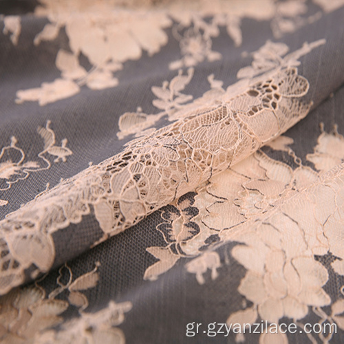 Μπεζ δαντελωτή δαντέλα Chantilly Lace Lace